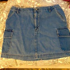 Gap jean skirt